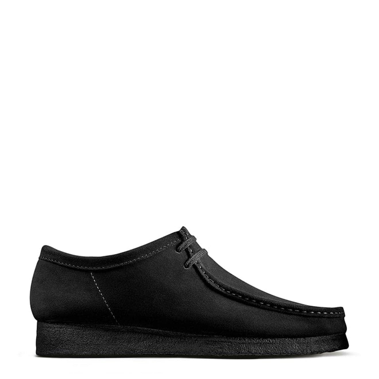 Men's clarks clearance wallabee black leather