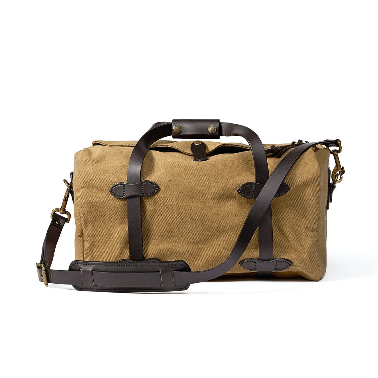 Filson Small Tin Cloth Duffle Bag: Otter Green