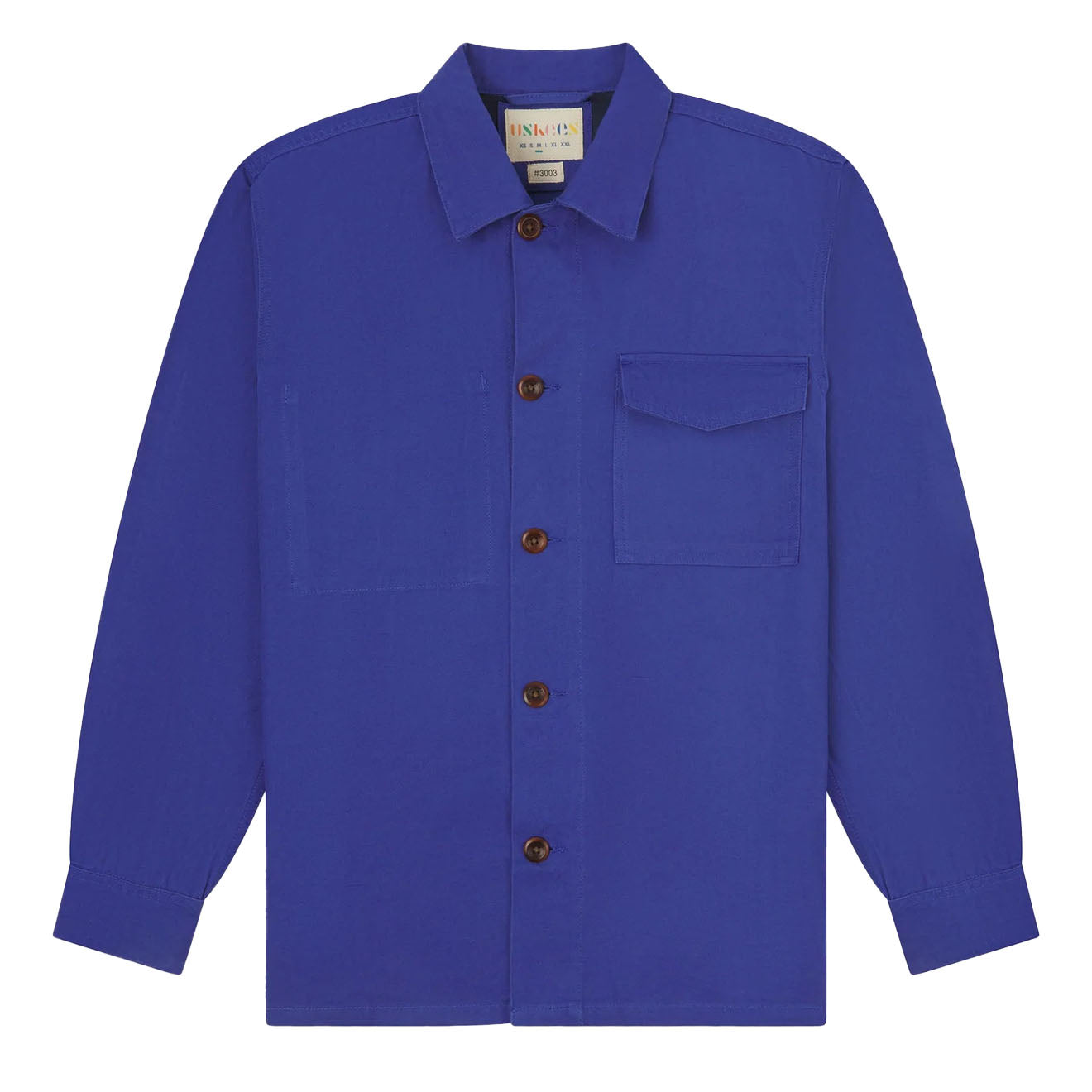 USKEES 3003 Buttoned Workshirt Ultra Blue - Parasol Store