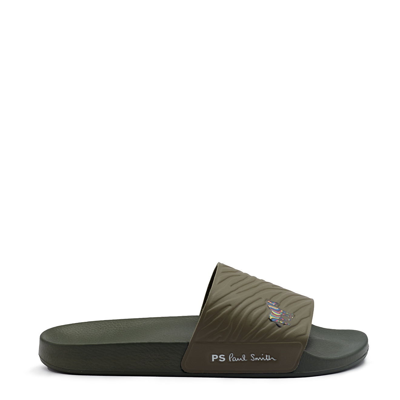 Paul Smith Nyro Zebra Logo Slides Khaki Paul Smith