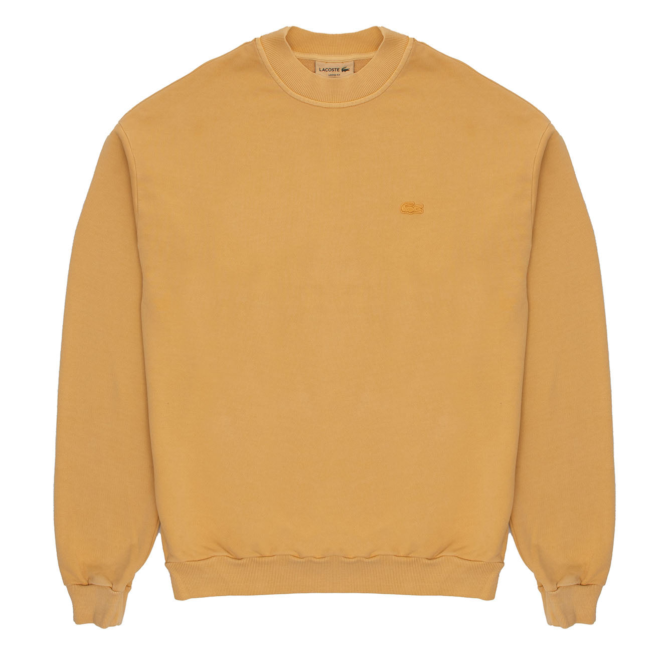 Lacoste Eco Dye Sweatshirt Golden Haze - Parasol Store