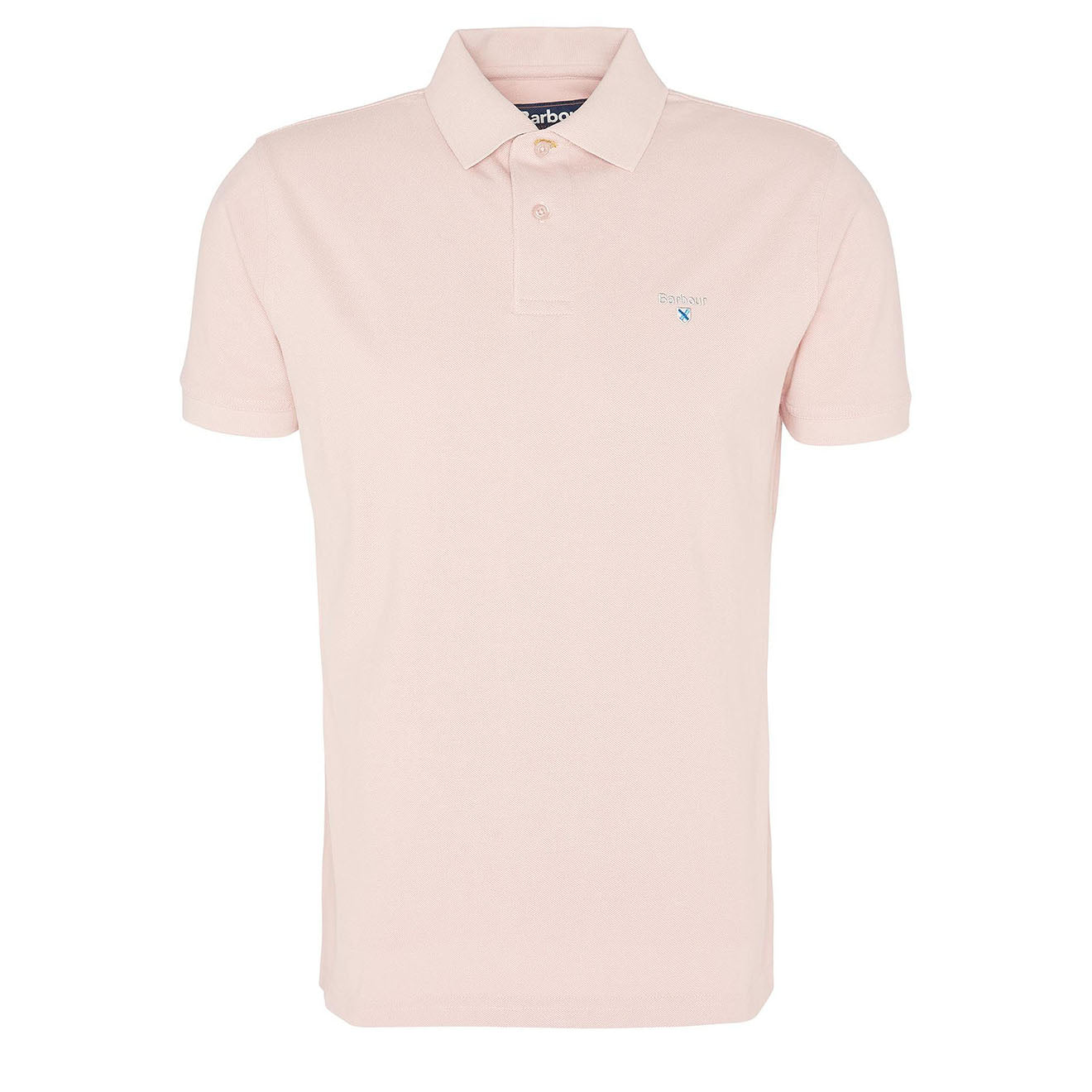 Barbour Sports Polo Shirt Pink Mist - Parasol Store