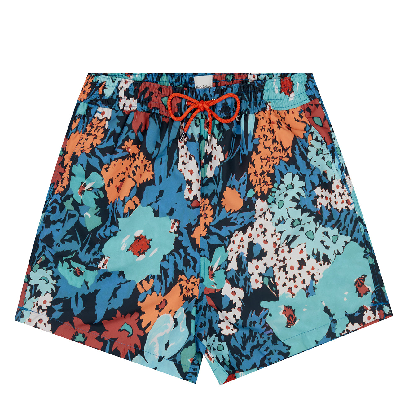 Paul Smith Swim Short Tropical Floral Turquoise Paul Smith