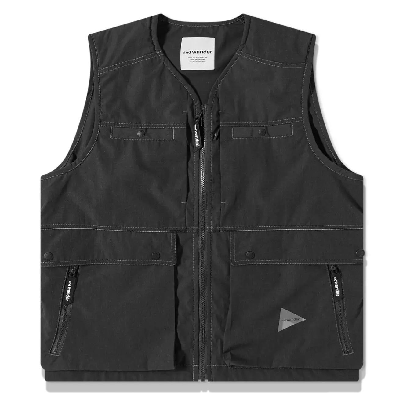 And Wander Kevlar Vest Charcoal - Parasol Store