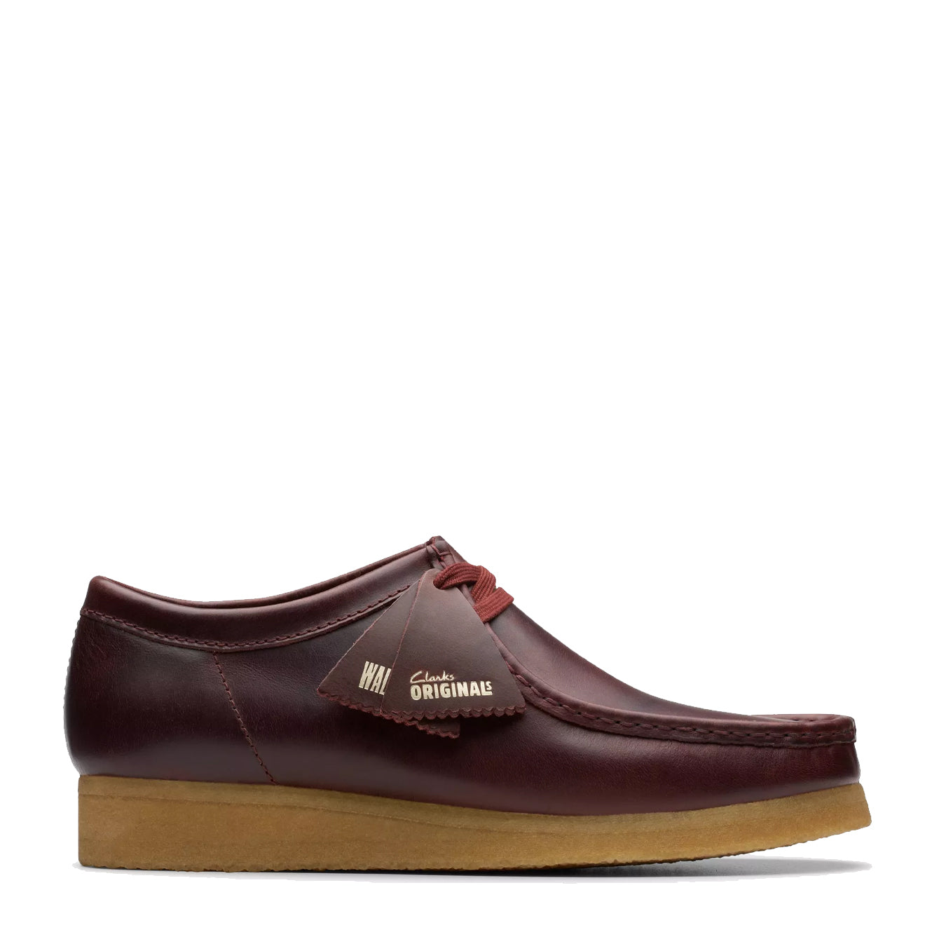 Clarks Originals Wallabee Deep Red Leather - Parasol Store