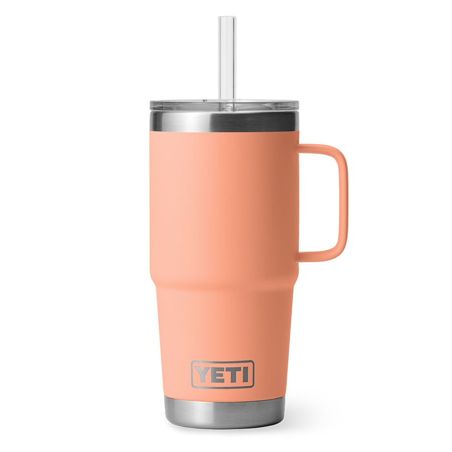 YETI Rambler 25oz Straw Mug Lowcountry Peach - Parasol Store