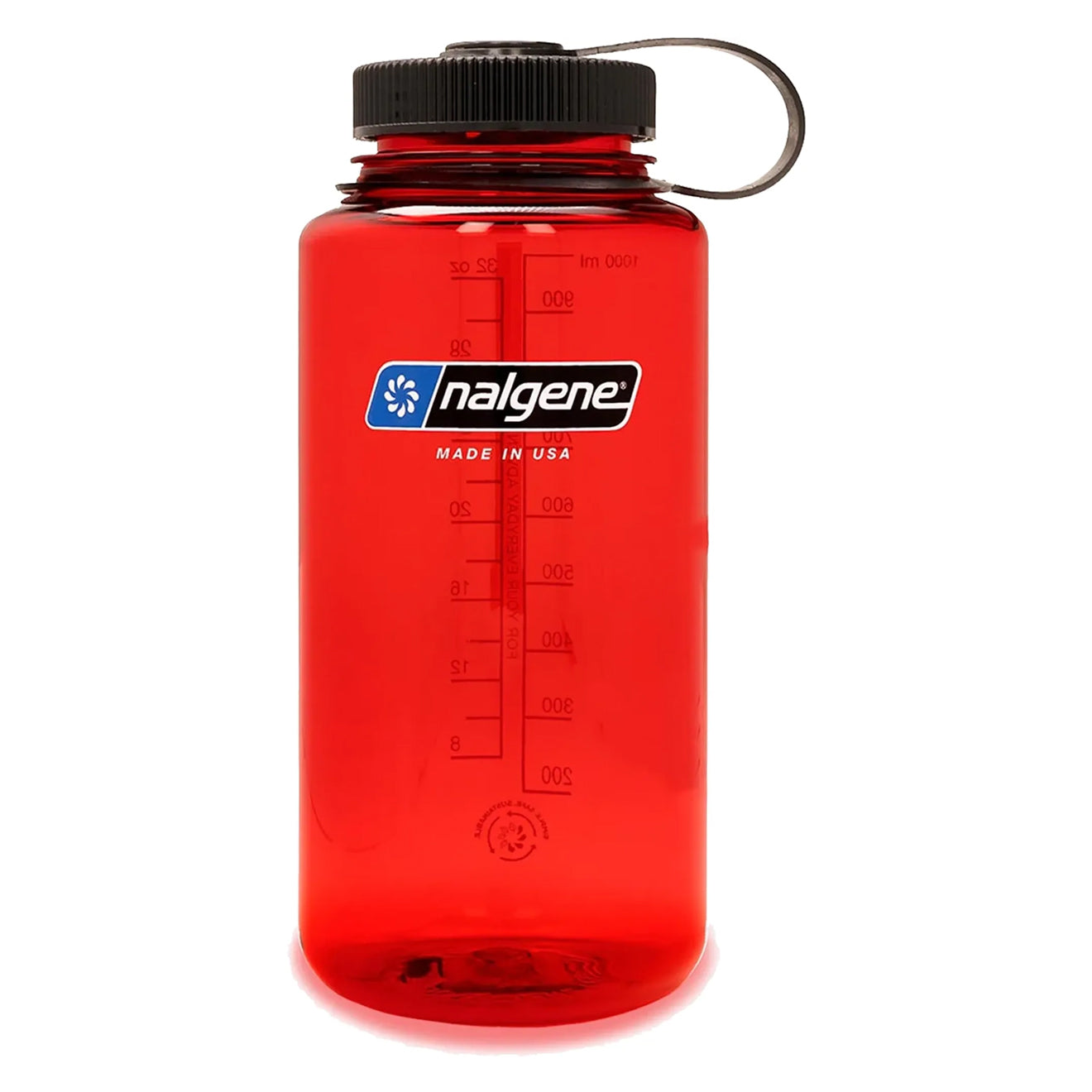 Nalgene Wide Mouth 1L Tritan Sustain Bottle Red - Parasol Store