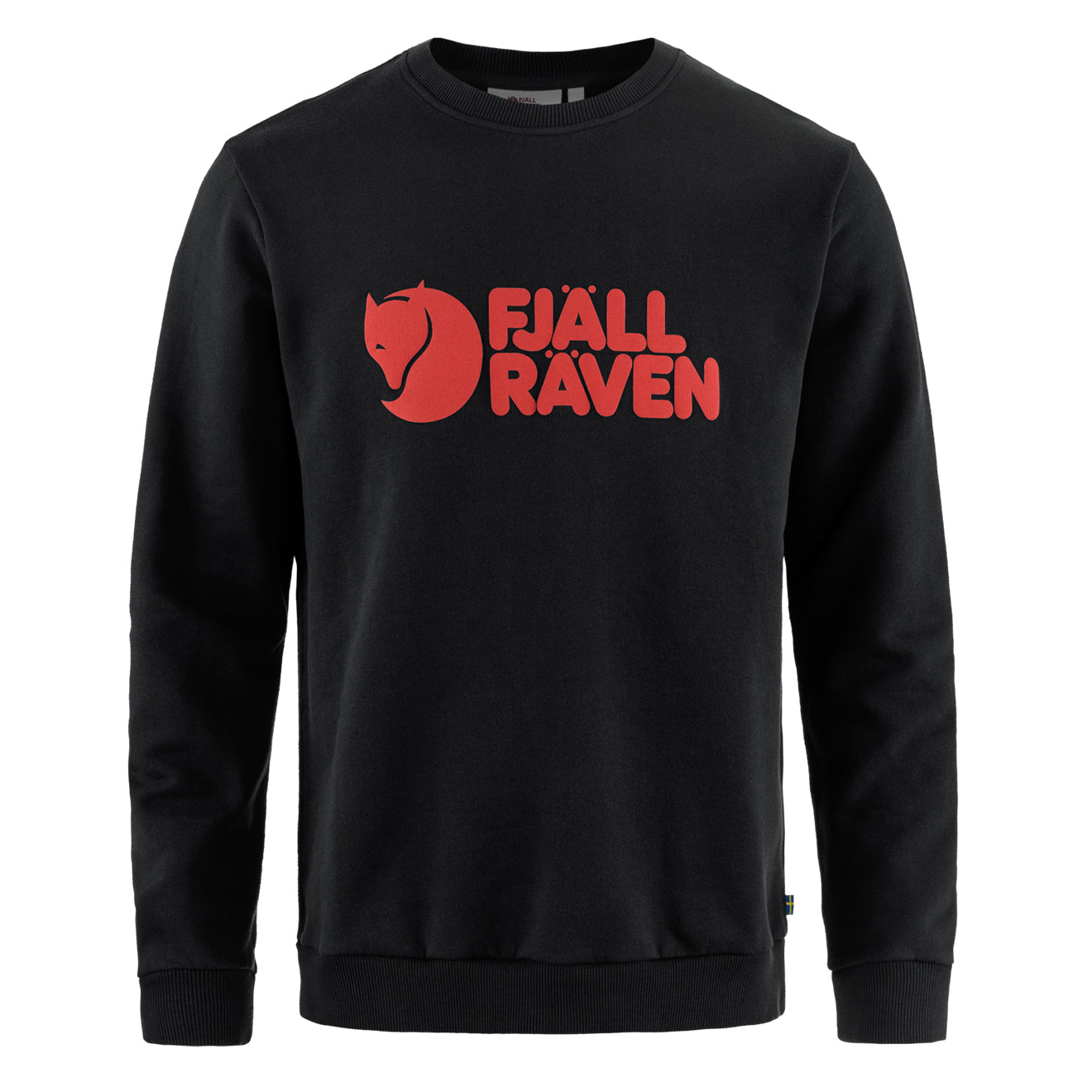 Fjallraven Logo Sweater Black - Parasol Store