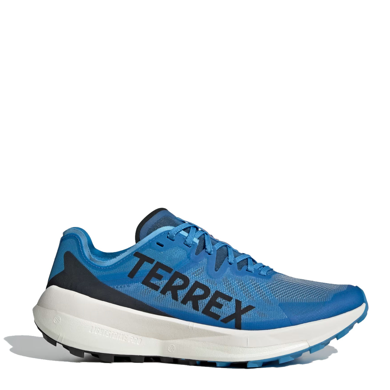 Adidas Terrex Agravic Speed Trail Running Shoes Pulse Blue / Core Black / Semi Impact Orange - Parasol Store