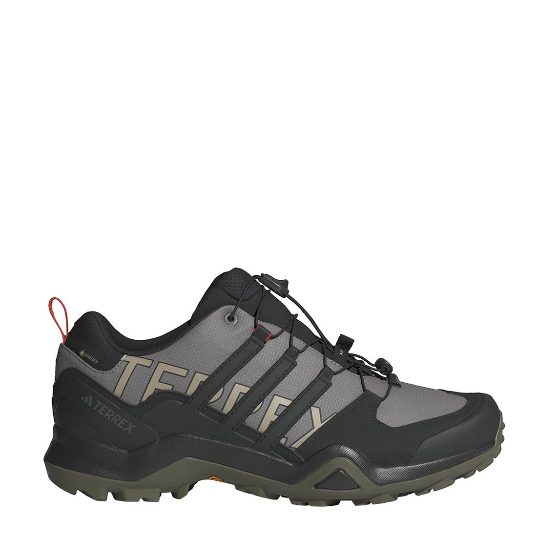 Adidas Terrex Swift R2 Gore-Tex Hiking Shoes Charcoal Grey / Core Black / Olive Stratus - Parasol Store