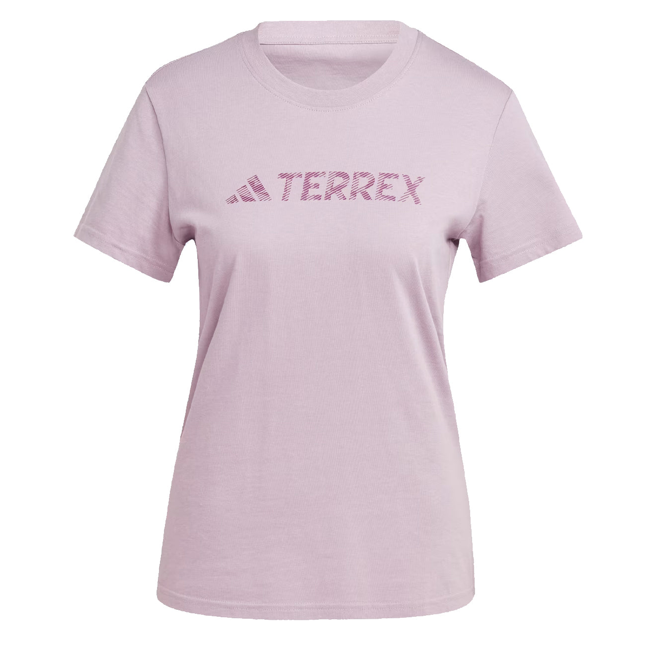 Adidas Terrex Womens Classic Logo T-Shirt Preloved Fig - Parasol Store