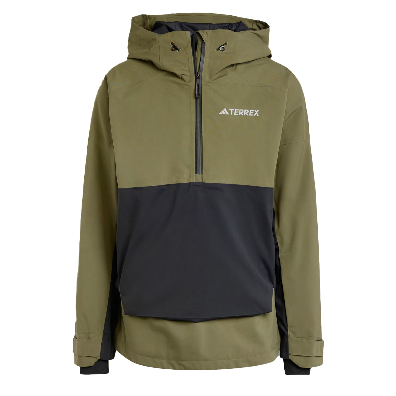 Adidas Terrex Xperior 2L Lined Rain.RDY Anorak Olive Strata / Black - Parasol Store