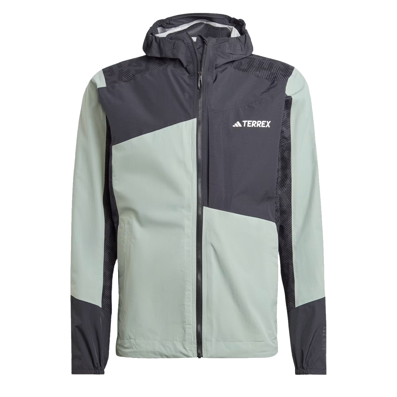 Adidas Terrex Xperior Hybrid Rain.Rdy Jacket Silver Green / Black - Parasol Store