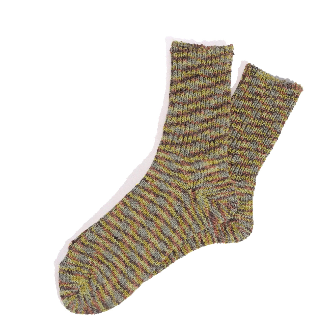 Anonymous Ism Silk Tweed Specdyed Q Socks Mint - Parasol Store