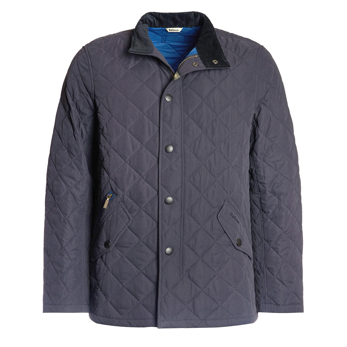 Barbour Shoveler Quilt Jacket Navy - Parasol Store