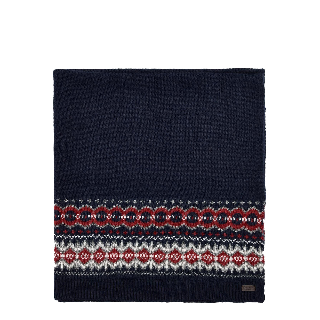 Barbour Case Fair Isle Blanket Blue Granite - Parasol Store