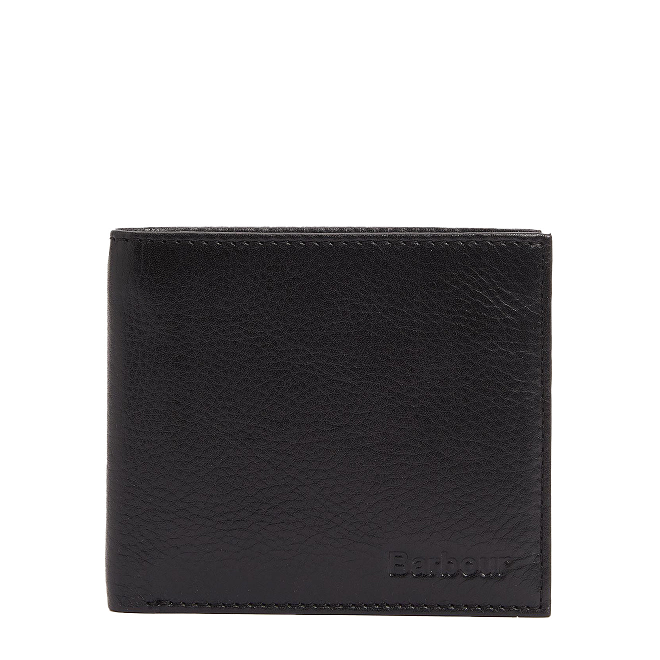 Barbour Colwell Leather Billfold Wallet Black/Classic - Parasol Store