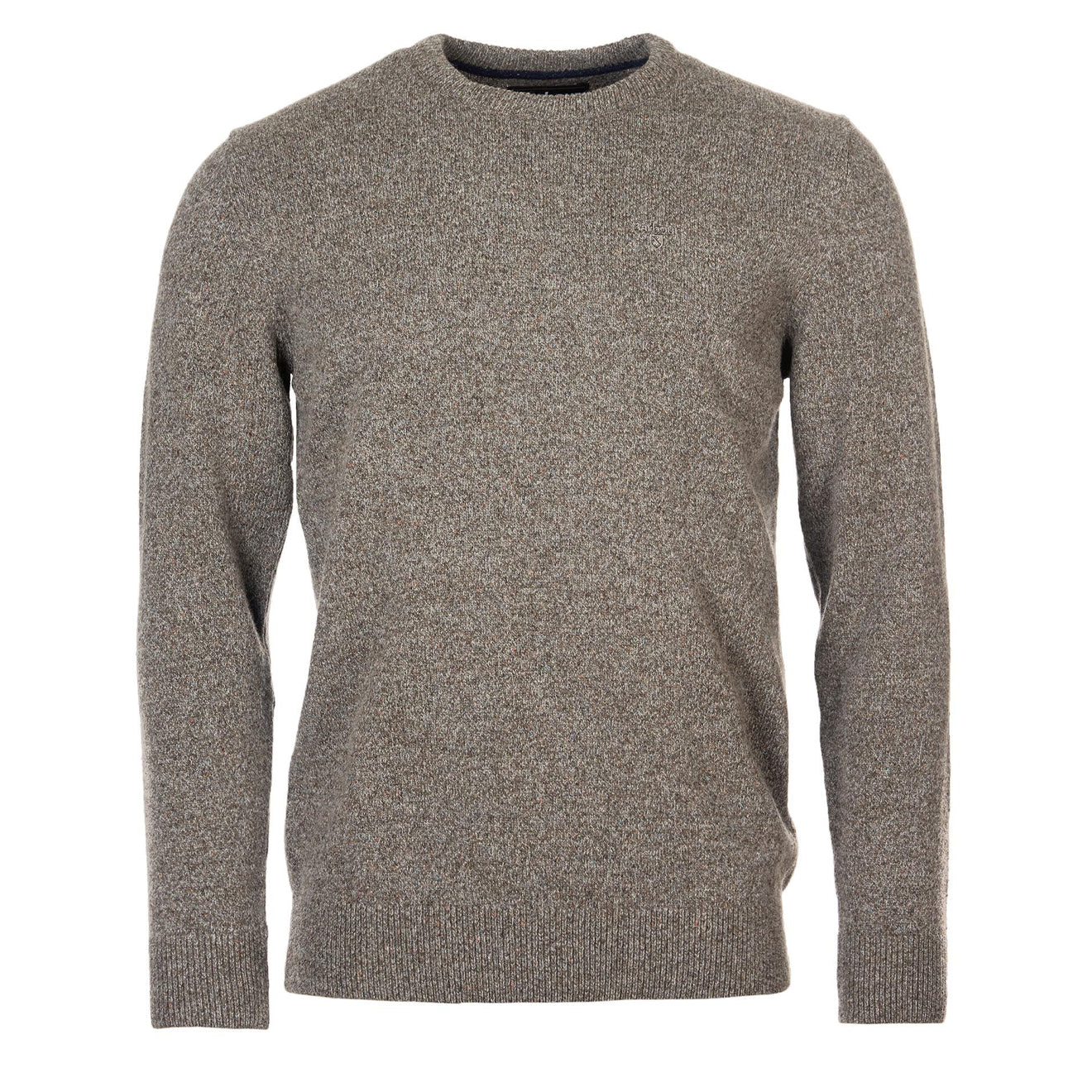 ​Barbour Essential Tisbury Crew Neck Jumper Fog 