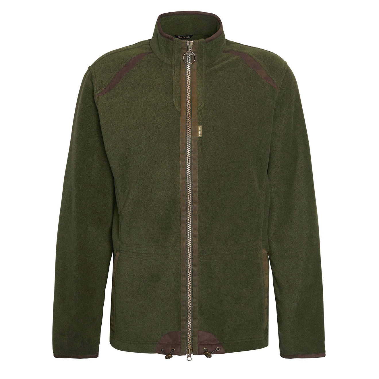 Barbour Langdale Fleece Jacket Forest - Parasol Store