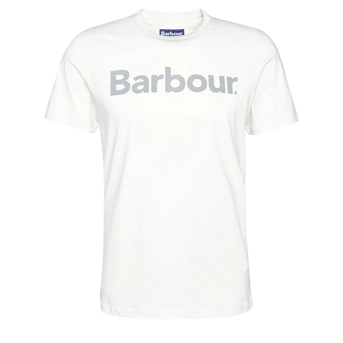 Barbour Logo T-Shirt Ecru - Parasol Store