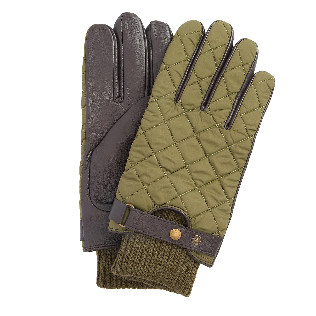 Barbour Singsby Glove Olive/Brown - Parasol Store