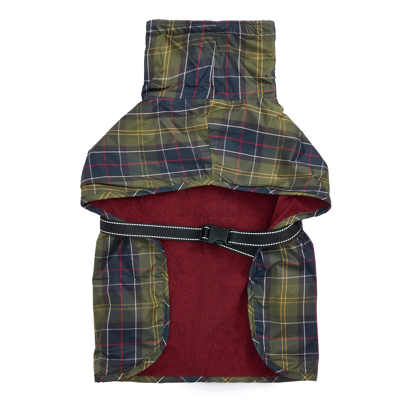 Barbour Tartan Dog Drying Robe Classic Tartan - Parasol Store