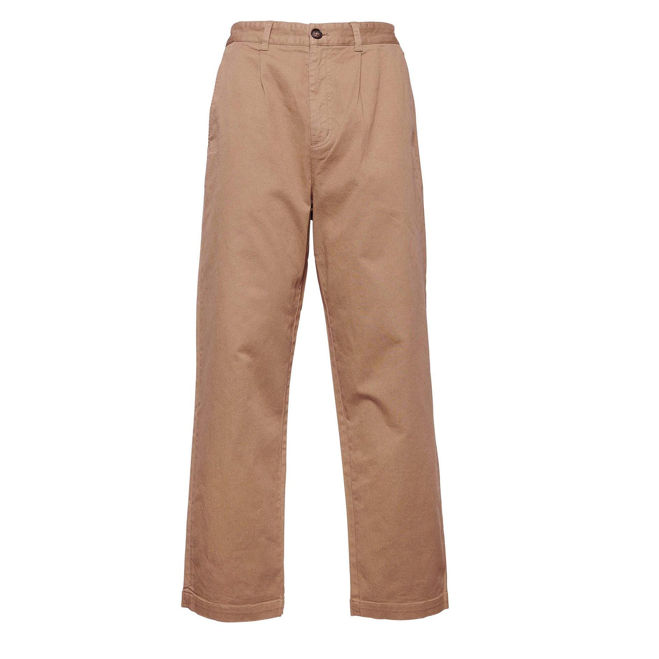 Barbour Washed Stretch Twill Relaxed Fit Trouser Stone - Parasol Store