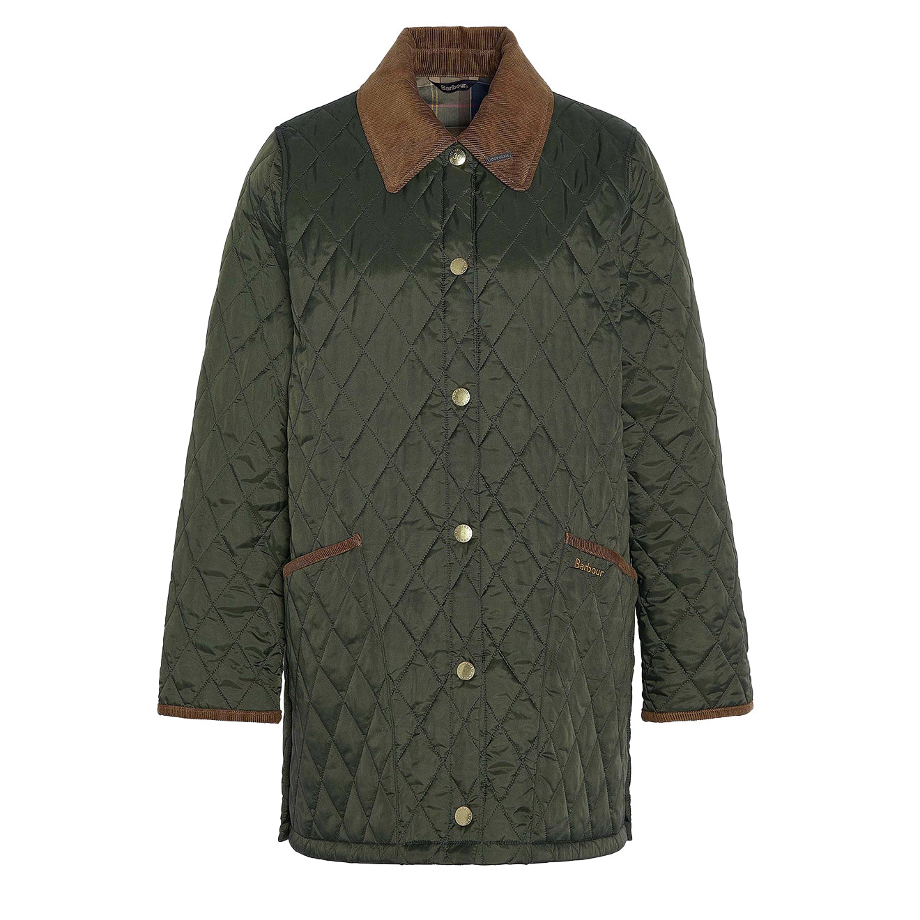 Barbour Womens 30th Anniversary Modern Liddesdale Olive / Classic - Parasol Store