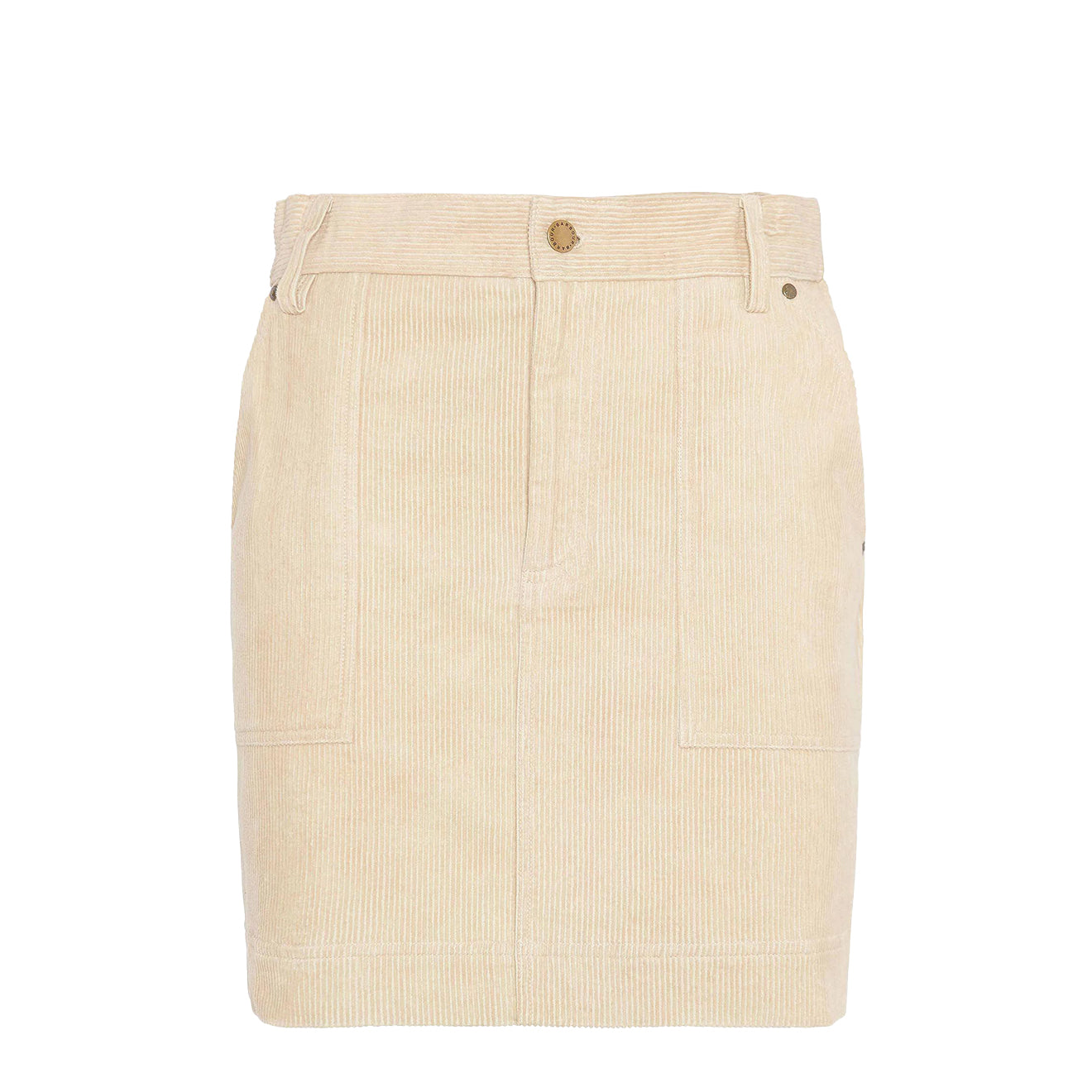 Barbour Womens Anya Mini Skirt White Pepper - Parasol Store