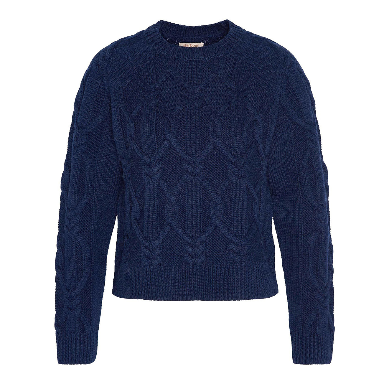 Barbour Womens Elisha Knitted Jumper Navy - Parasol Store