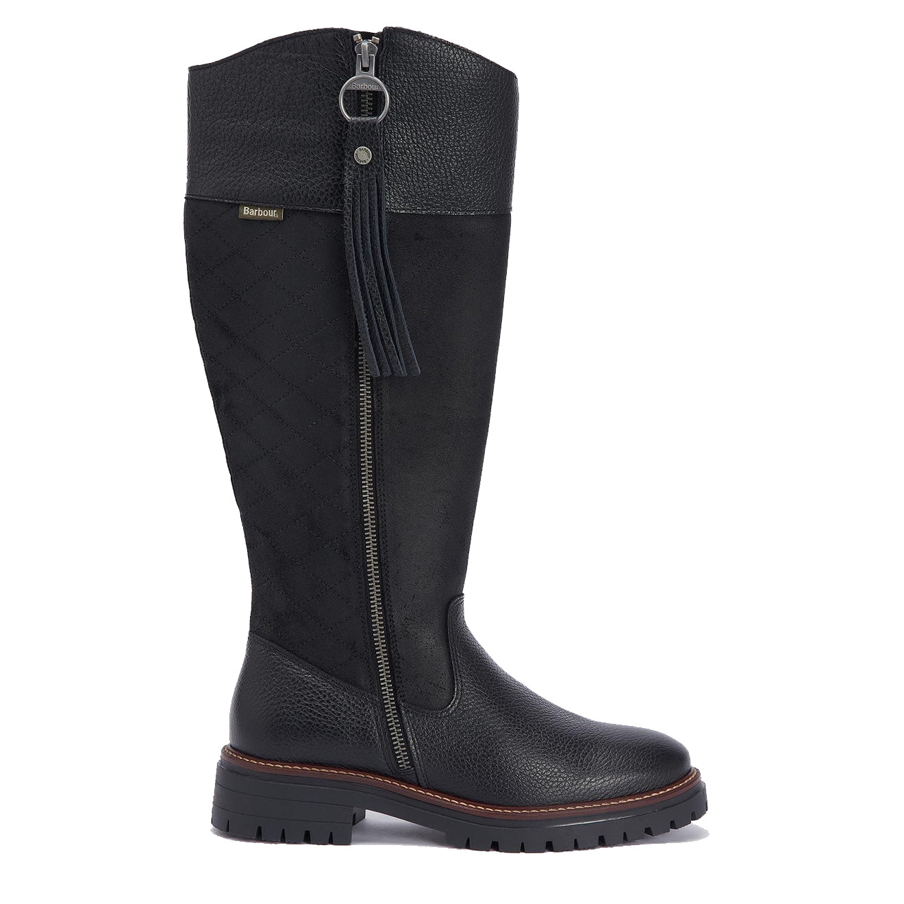 Barbour Womens Ingrid Tall Boot Black - Parasol Store