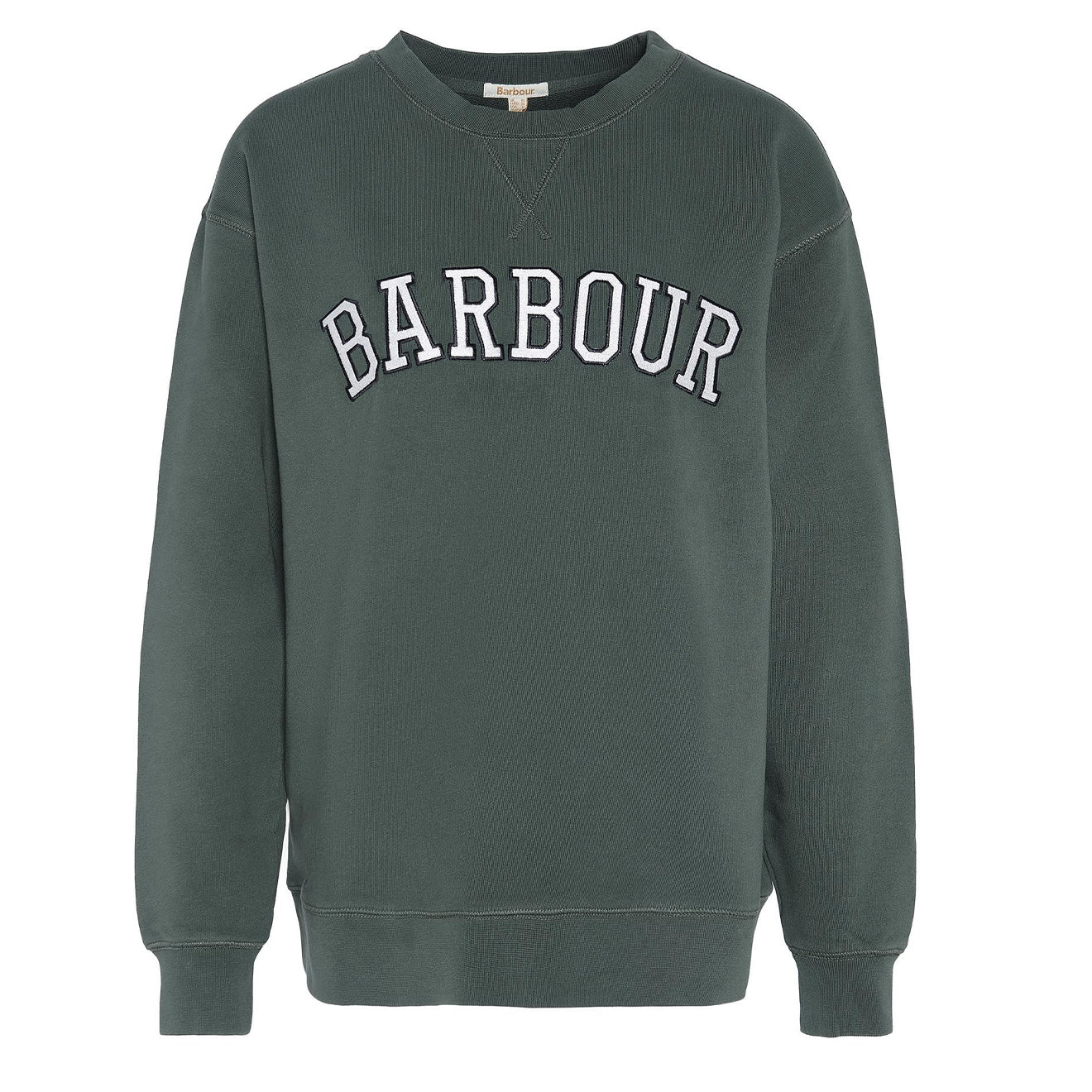 Barbour Womens Northumberland Sweatshirt Olive - Parasol Store