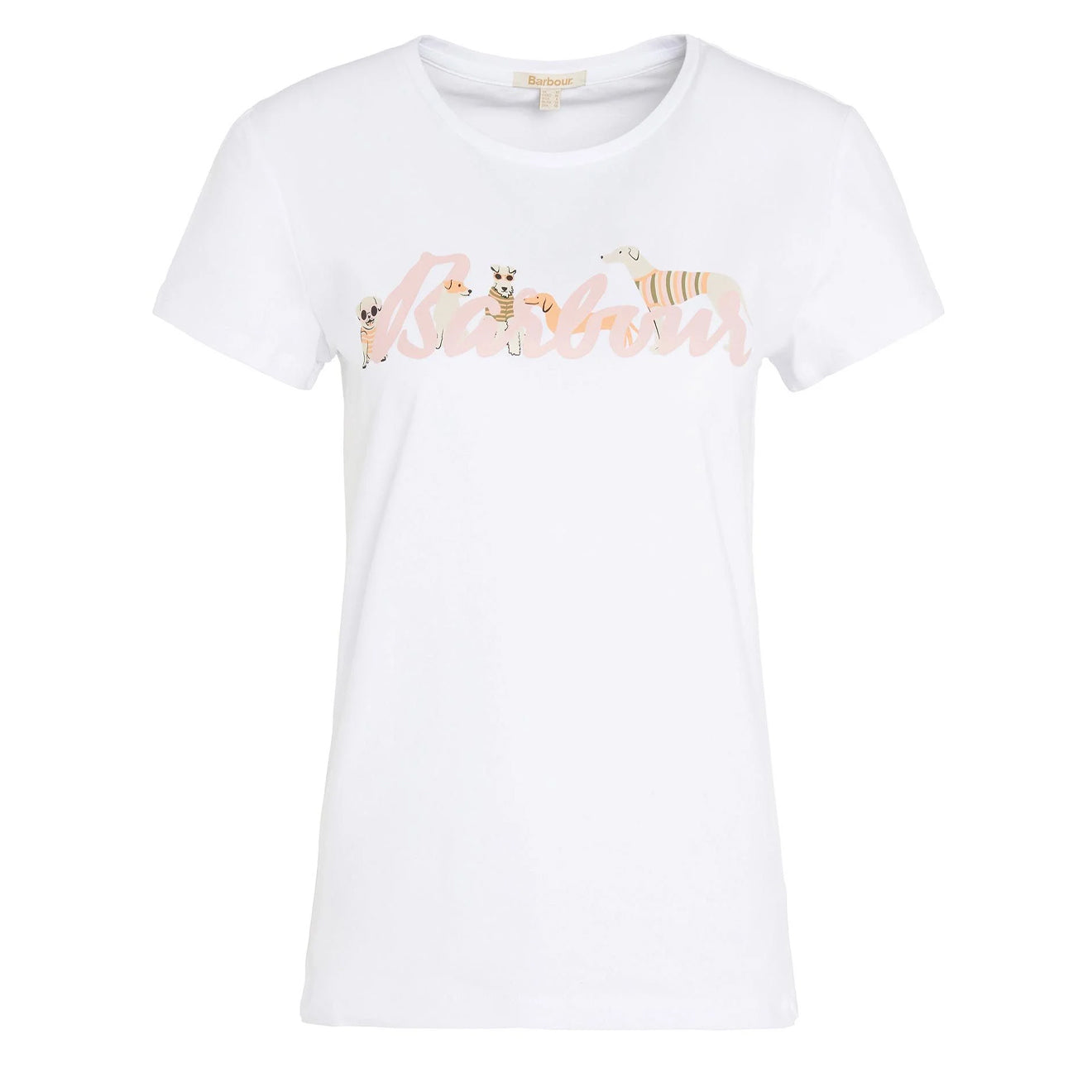 Barbour Womens Southport T-Shirt White - Parasol Store