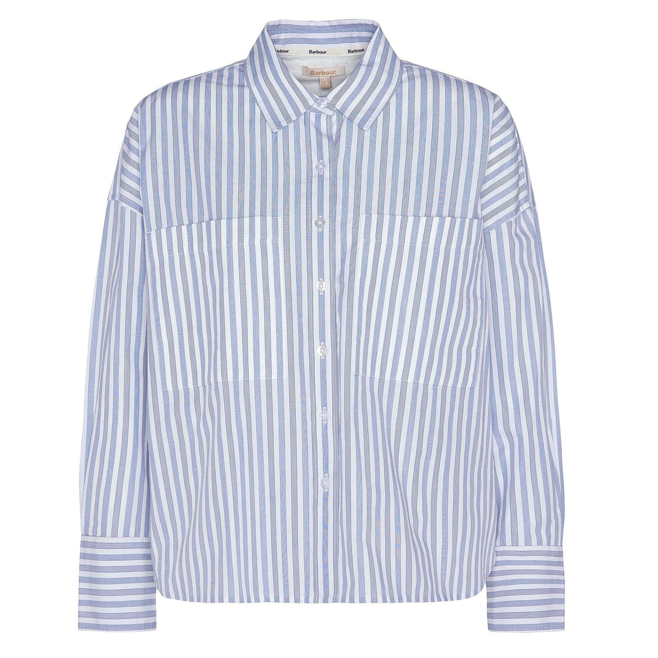 Barbour Womens Violetta Shirt Chambray Stripe - Parasol Store