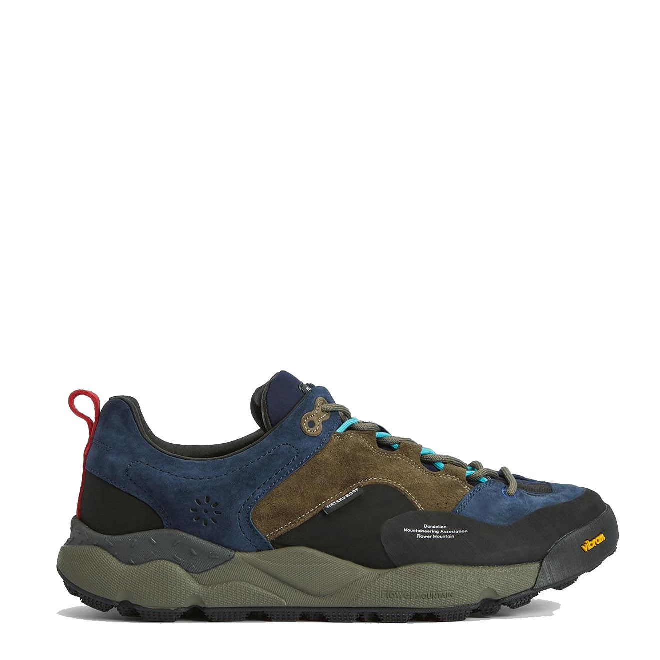 Barbour x Flower Mountain Mountain Back Country Trainer Navy / Olive - Parasol Store