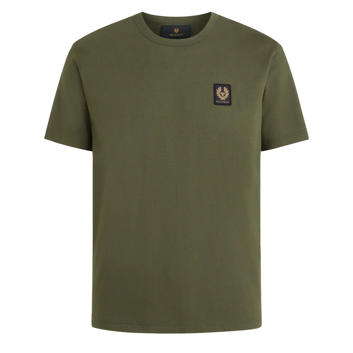 Belstaff Cotton Jersey T-Shirt Tile Green - Parasol Store