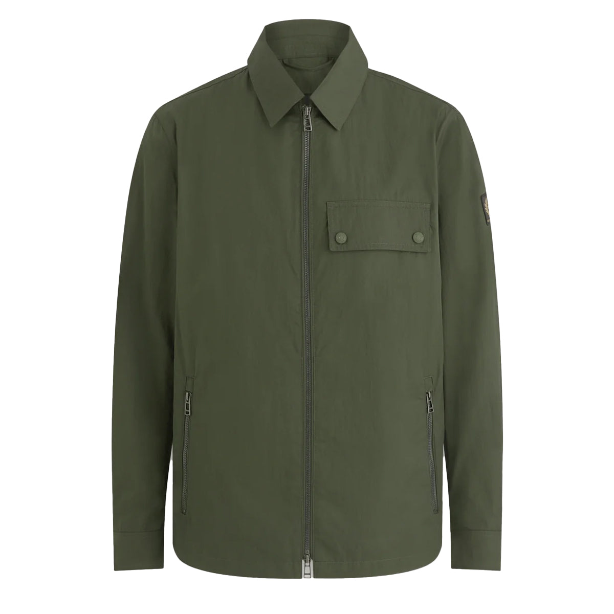 Belstaff Depot Overshirt Tile Green - Parasol Store