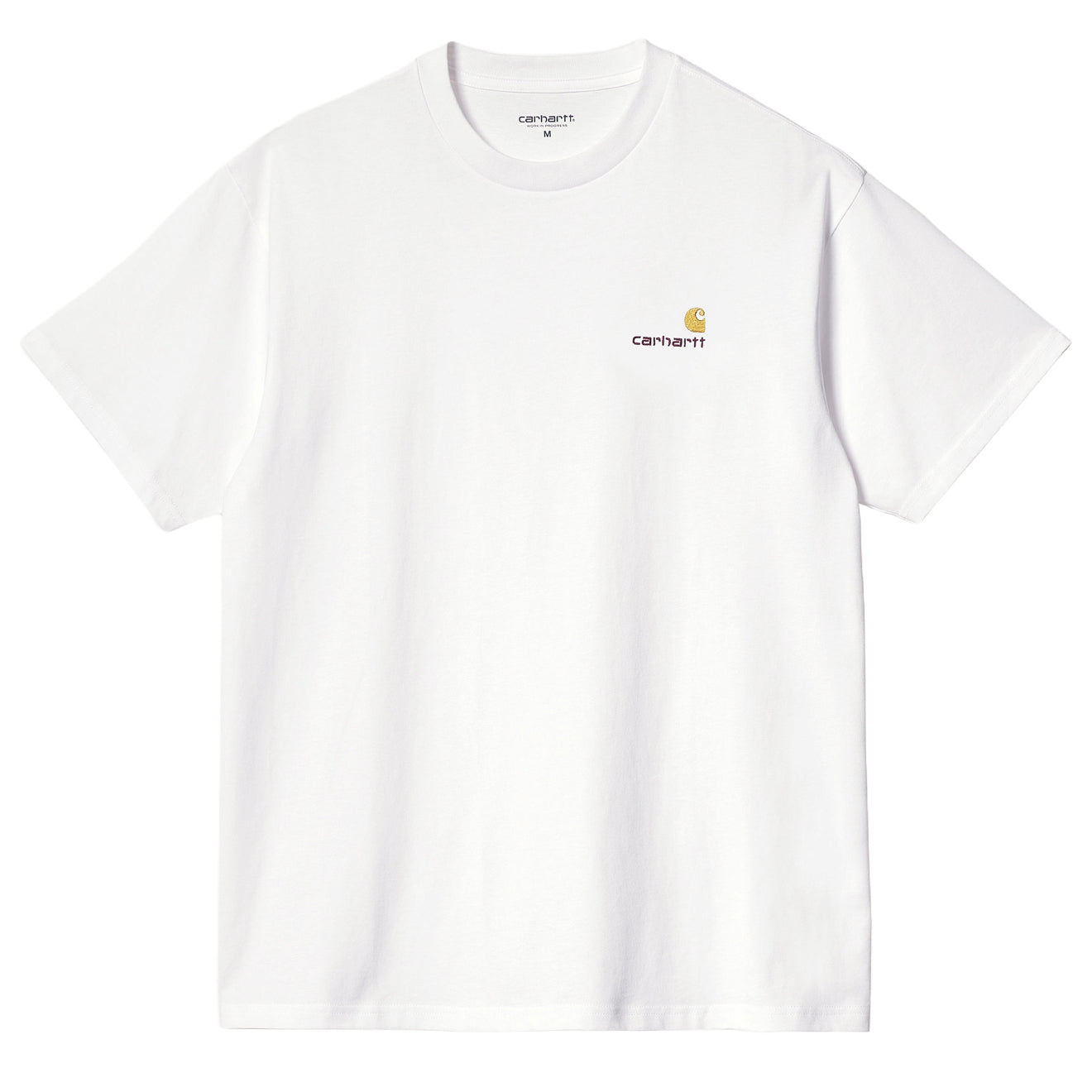 Carhartt WIP American Script T-Shirt White - Parasol Store