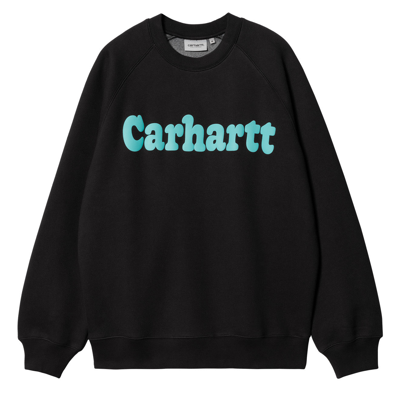 ​Carhartt WIP Bubbles Sweatshirt Black / Turquoise