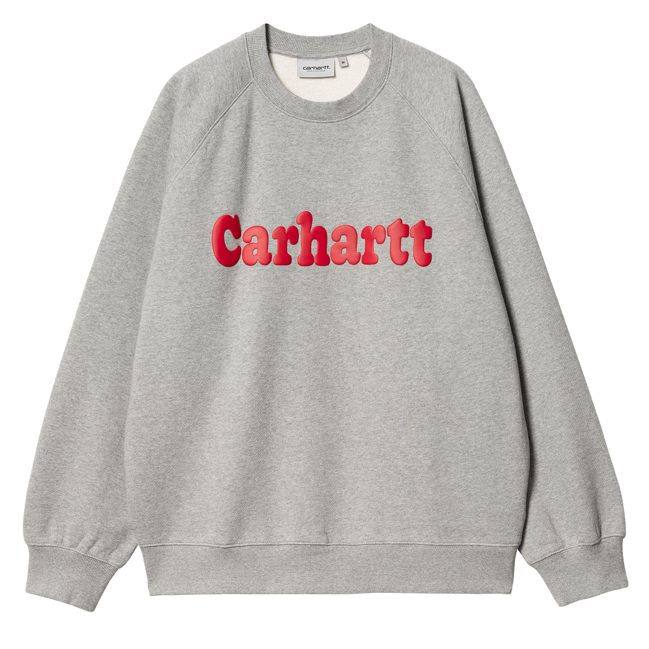 Carhartt WIP Bubbles Sweatshirt Grey Heather / Cherry Carhartt WIP