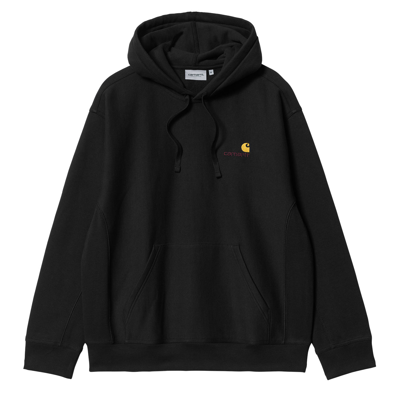 Carhartt WIP Hooded American Script Sweatshirt Black Patagonia