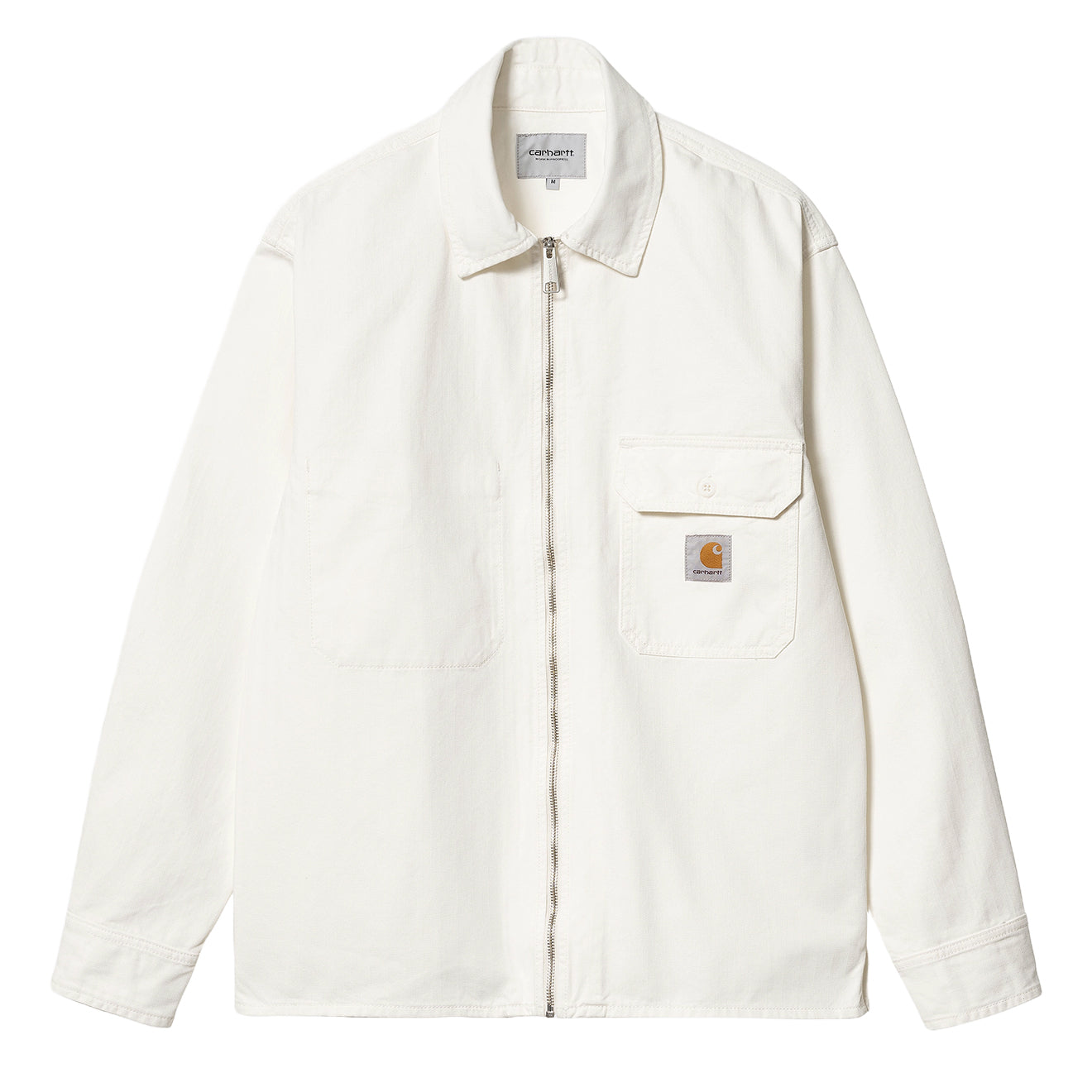 Carhartt WIP Rainer Shirt Jac Off-White Rinsed - Parasol Store