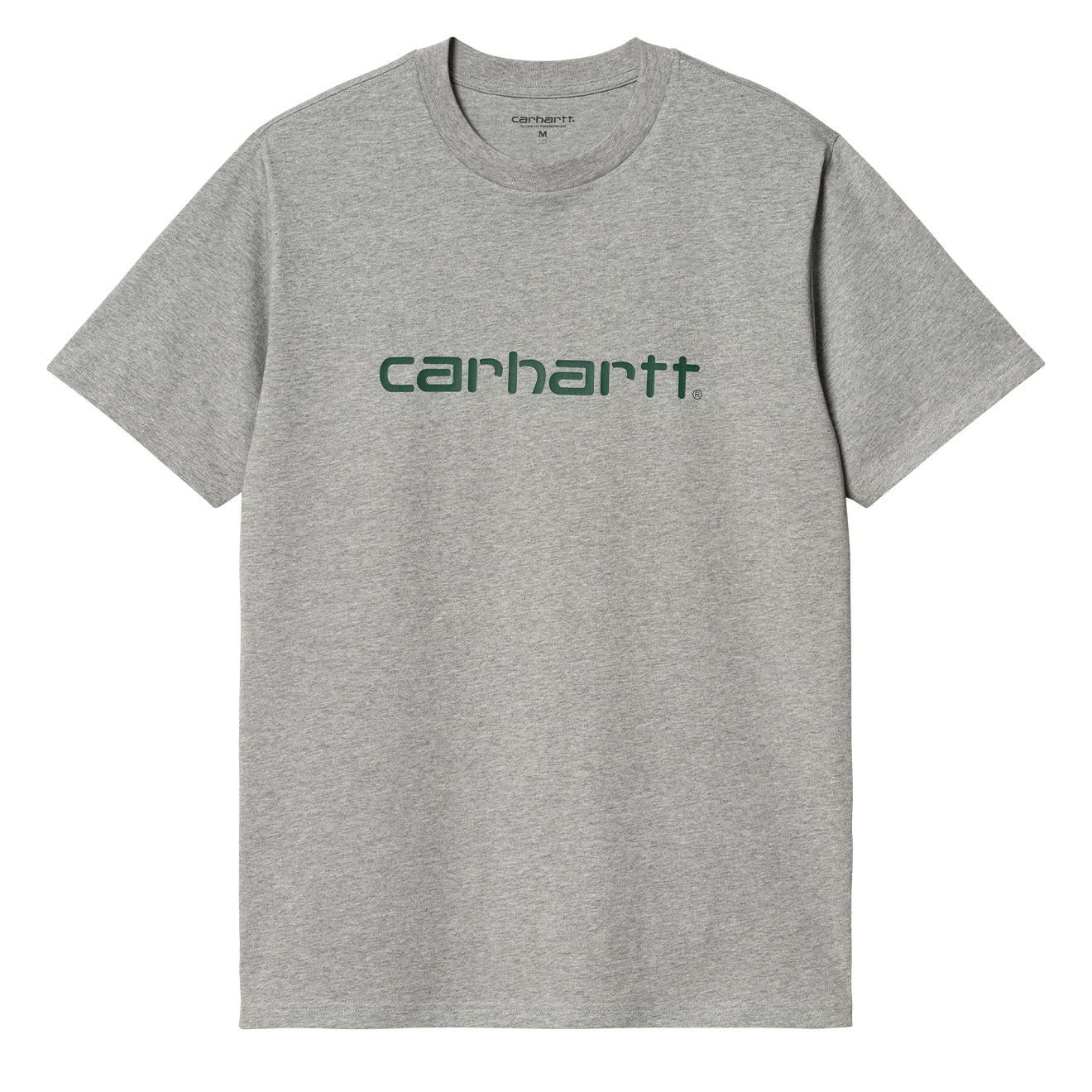 Carhartt WIP S/S Script T-Shirt Grey Heather / Chervil - Parasol Store