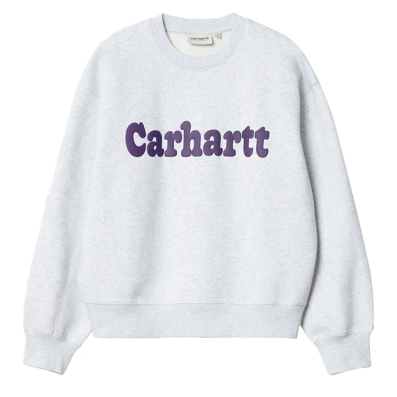 Carhartt WIP Womens Bubbles Sweatshirt Grey Heather / Cassis Carhartt WIP