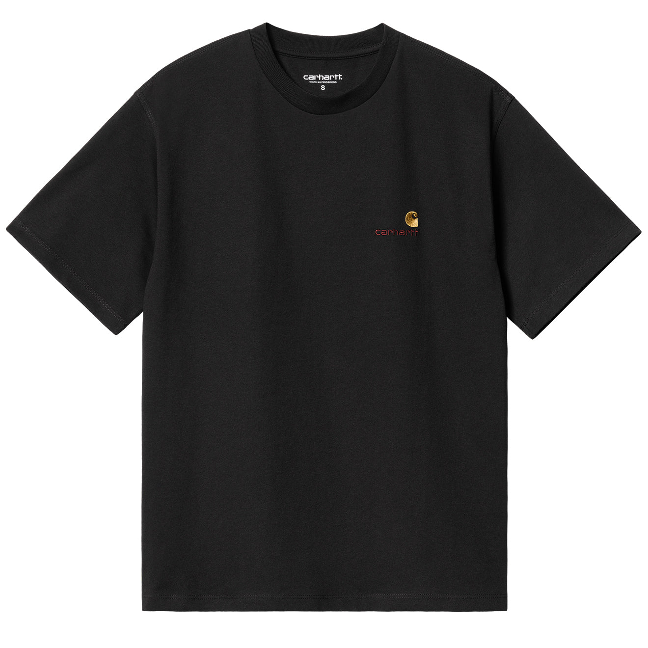 Carhartt Womens S/S American Script T-Shirt Black Carhartt WIP