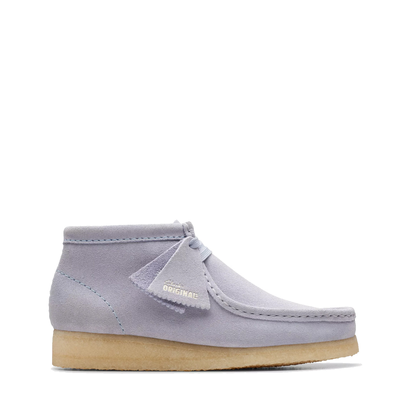 Clarks Originals Womens Wallabee Boot Cloud Grey Suede - Parasol Store