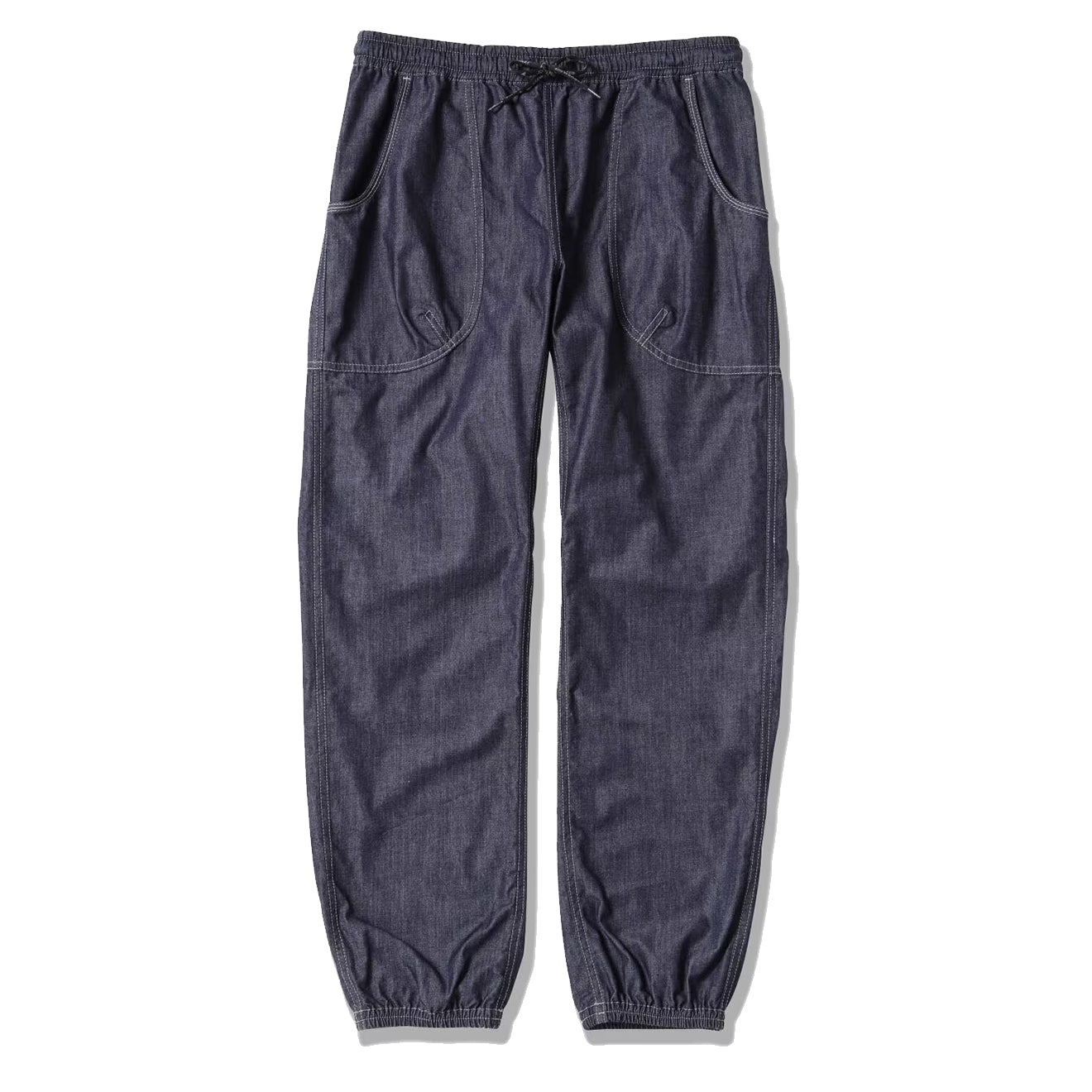 And Wander Dry Easy Denim Pants Navy - Parasol Store