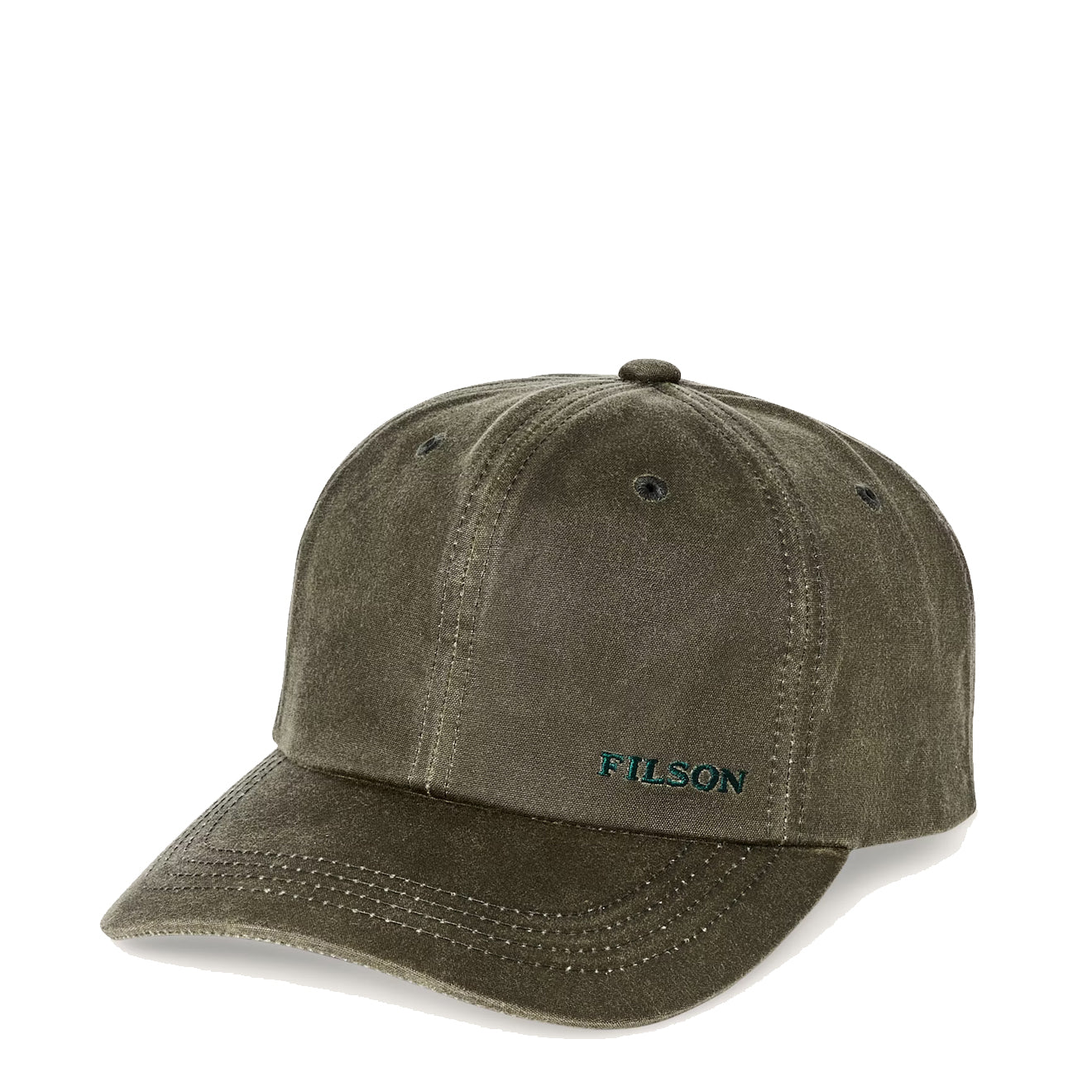 Filson Oil Tin Low Profile Logger Cap Otter Green