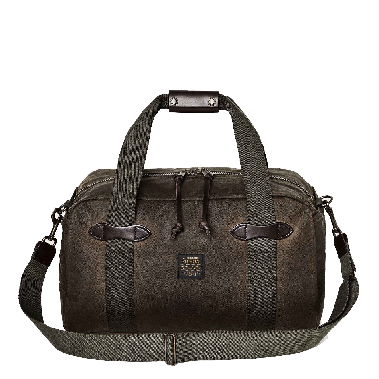 Filson Small Tin Cloth Duffle Bag Otter Green Filson