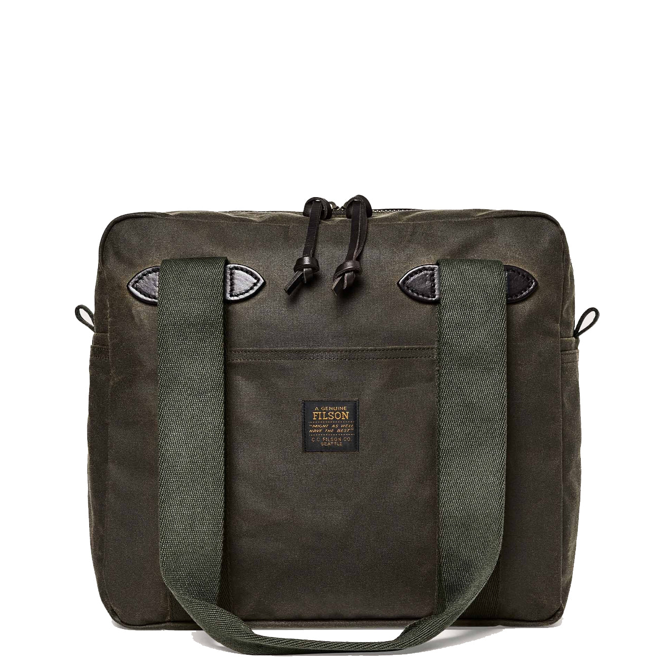 Filson Tin Cloth Tote Bag With Zipper - Parasol Store